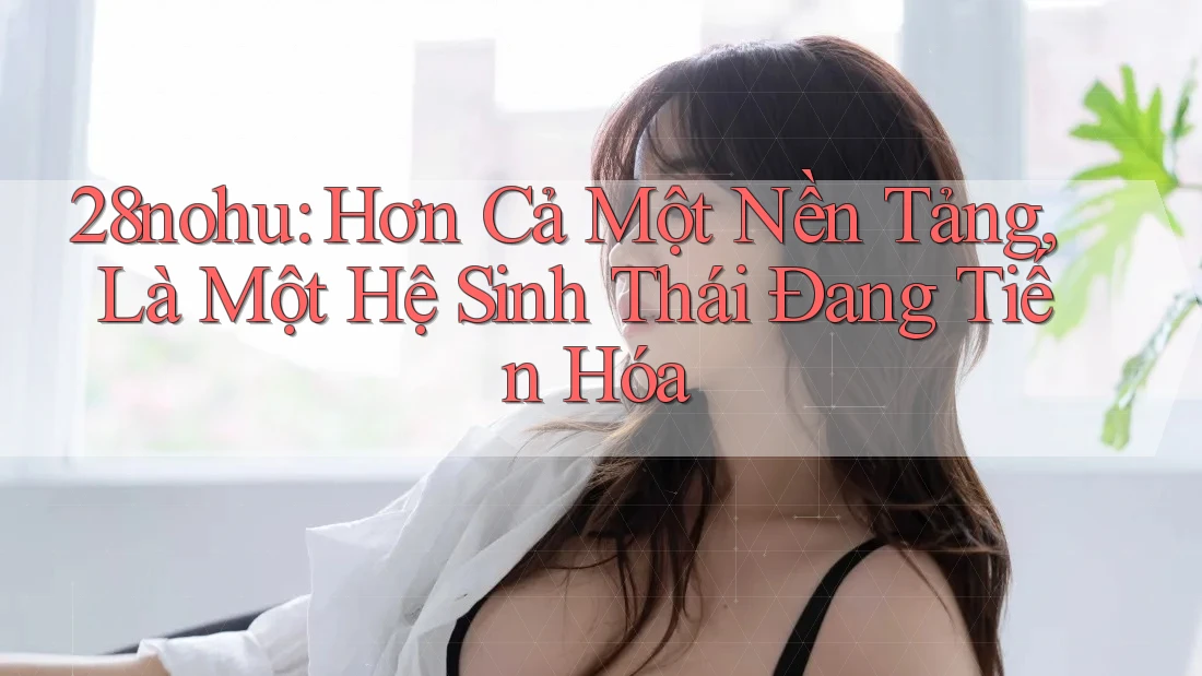28nohu: Hơn Cả Một Nền Tảng, Là Một Hệ Sinh Thái Đang Tiến Hóa