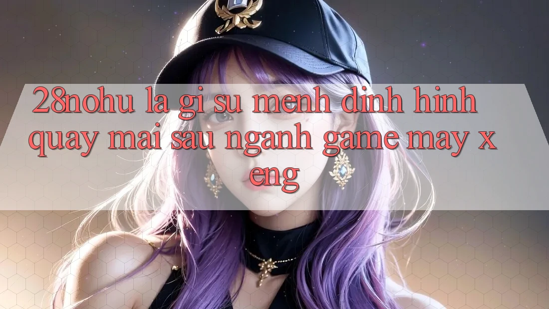 28nohu Là Gì? Sứ Mệnh Định Hình Quay mai sau Ngành Game Máy xèng