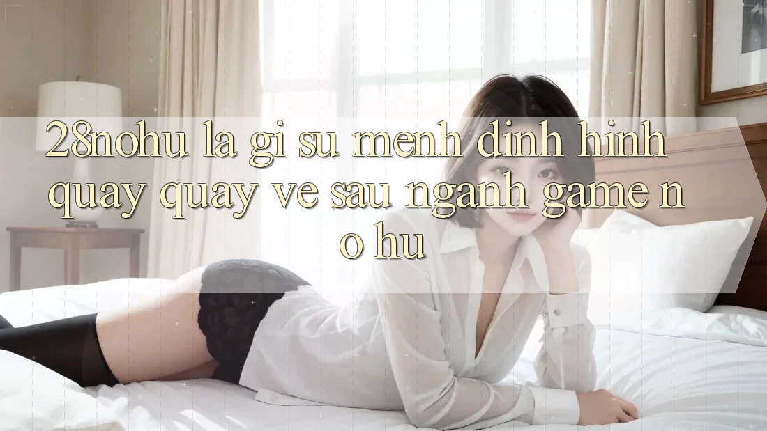28nohu Là Gì? Sứ Mệnh Định Hình Quay quay về sau Ngành Game Nổ Hũ