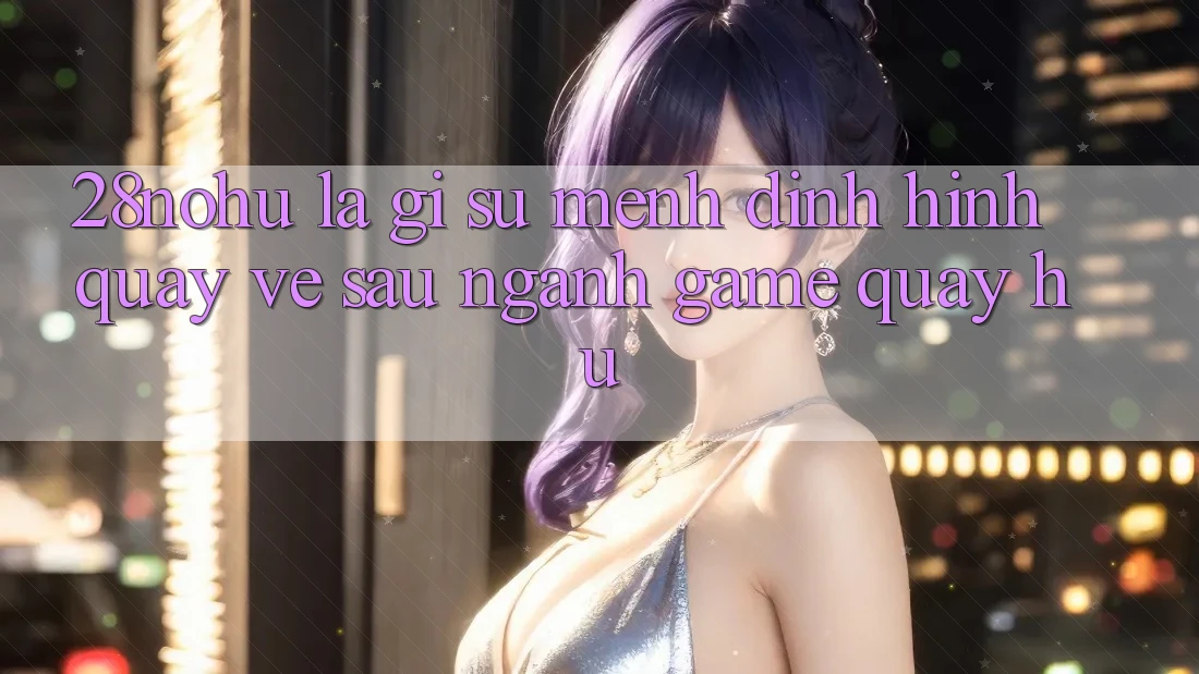 28nohu Là Gì? Sứ Mệnh Định Hình Quay về sau Ngành Game Quay hũ