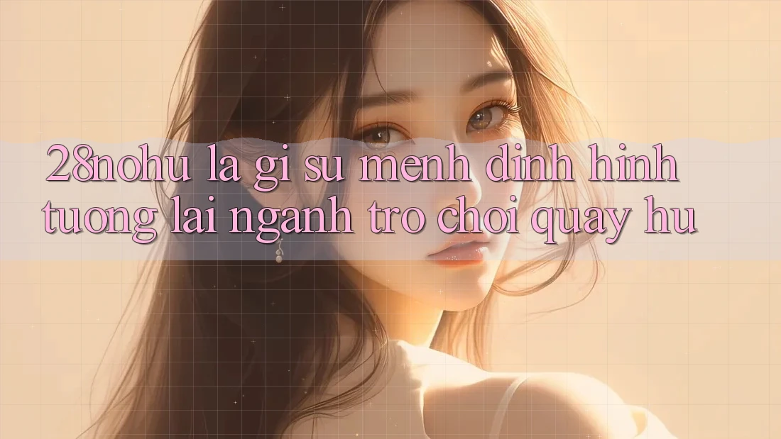28nohu Là Gì? Sứ Mệnh Định Hình Tương Lai Ngành Trò chơi Quay hũ