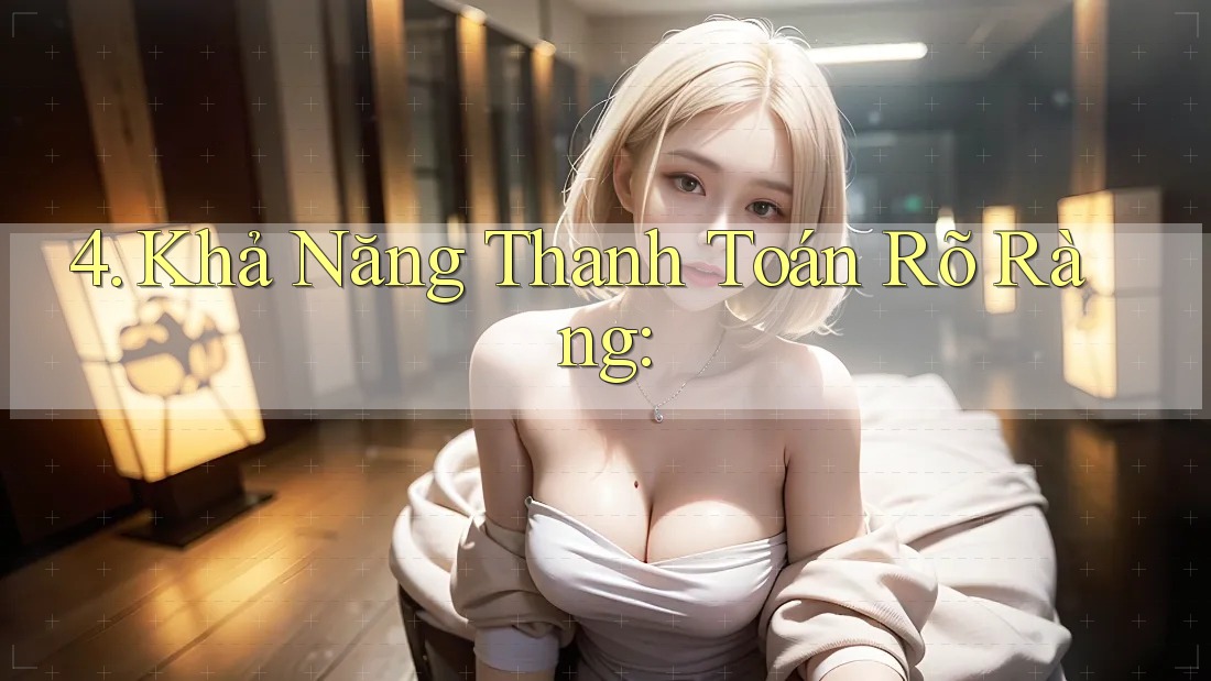 4. Khả Năng Thanh Toán Rõ Ràng: