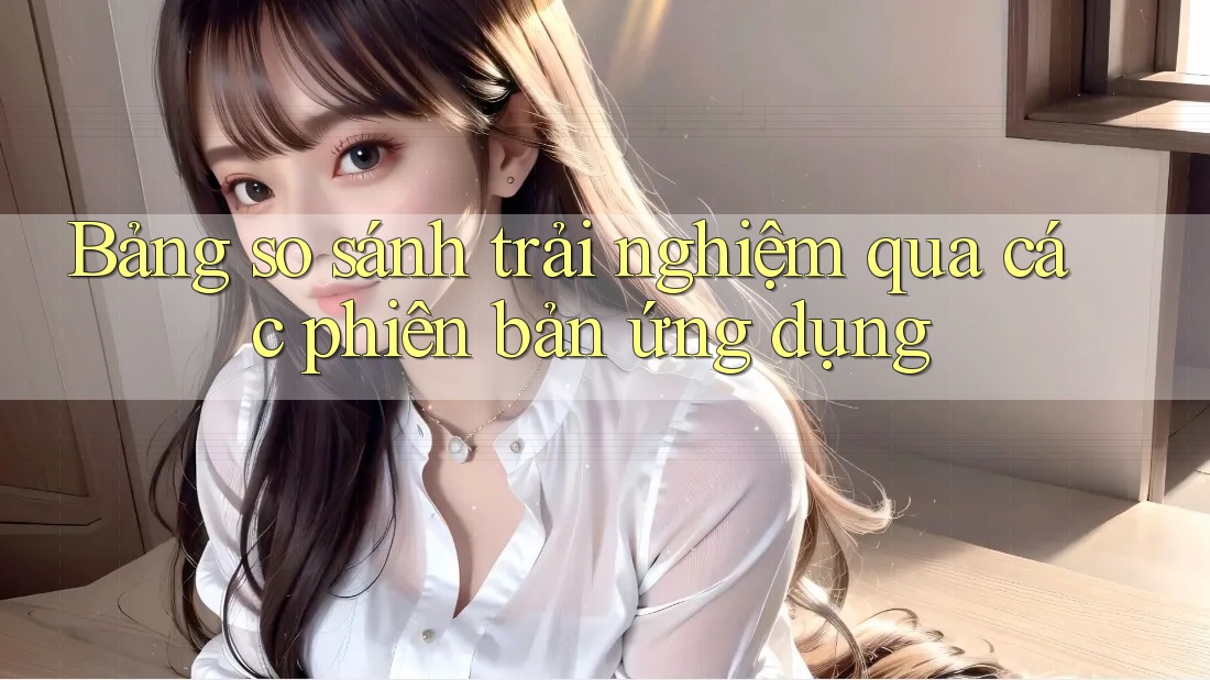 Bảng so sánh trải nghiệm qua các phiên bản ứng dụng