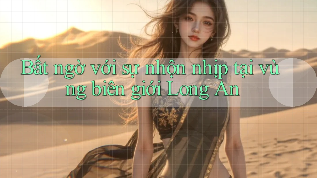 Bất ngờ với sự nhộn nhịp tại vùng biên giới Long An