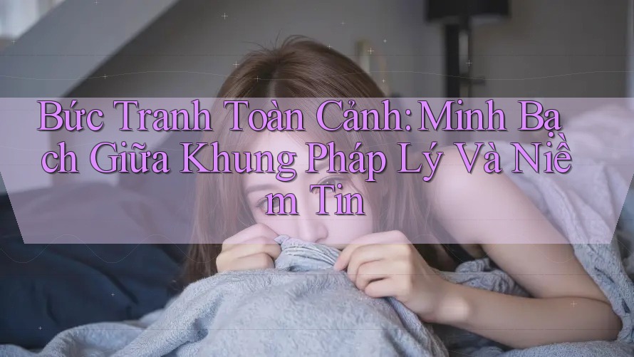 Bức Tranh Toàn Cảnh: Minh Bạch Giữa Khung Pháp Lý Và Niềm Tin