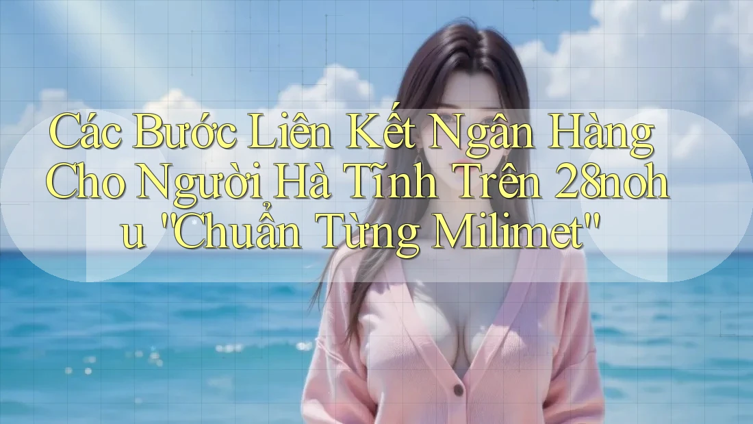 Các Bước Liên Kết Ngân Hàng Cho Người Hà Tĩnh Trên 28nohu “Chuẩn Từng Milimet”