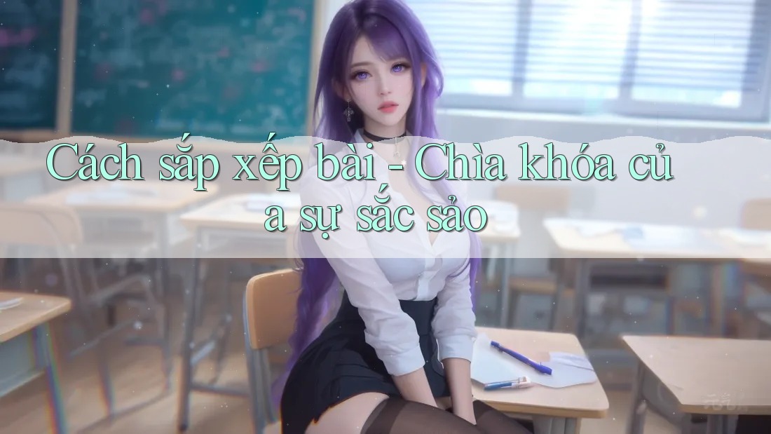 Cách sắp xếp bài - Chìa khóa của sự sắc sảo