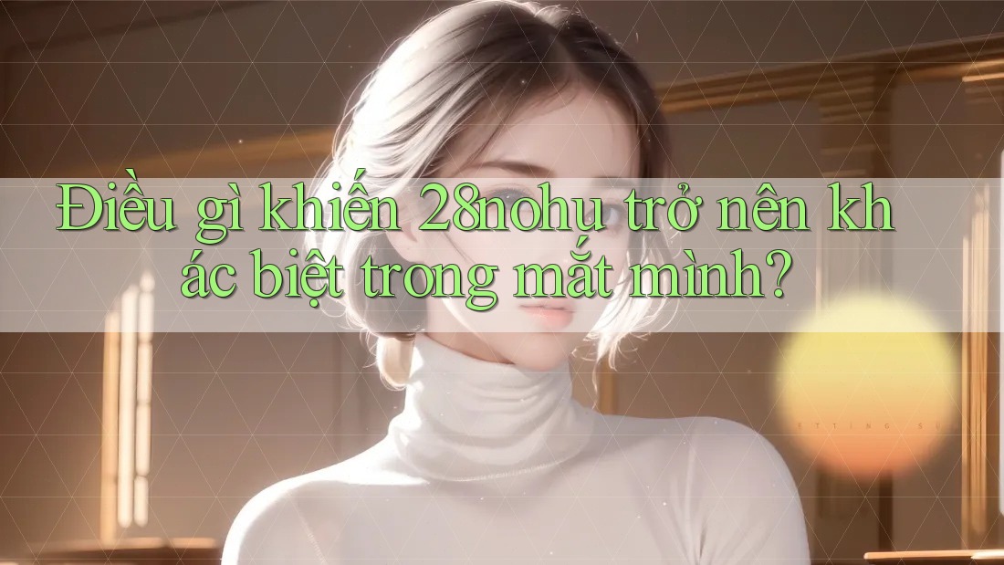 Điều gì khiến 28nohu trở nên khác biệt trong mắt mình?