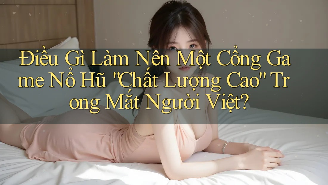 Điều Gì Làm Nên Một Cổng Game Nổ Hũ “Chất Lượng Cao” Trong Mắt Người Việt?