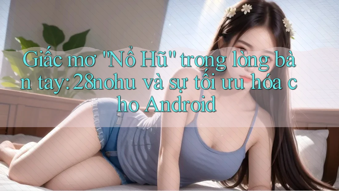 Giấc mơ “Nổ Hũ” trong lòng bàn tay: 28nohu và sự tối ưu hóa cho Android
