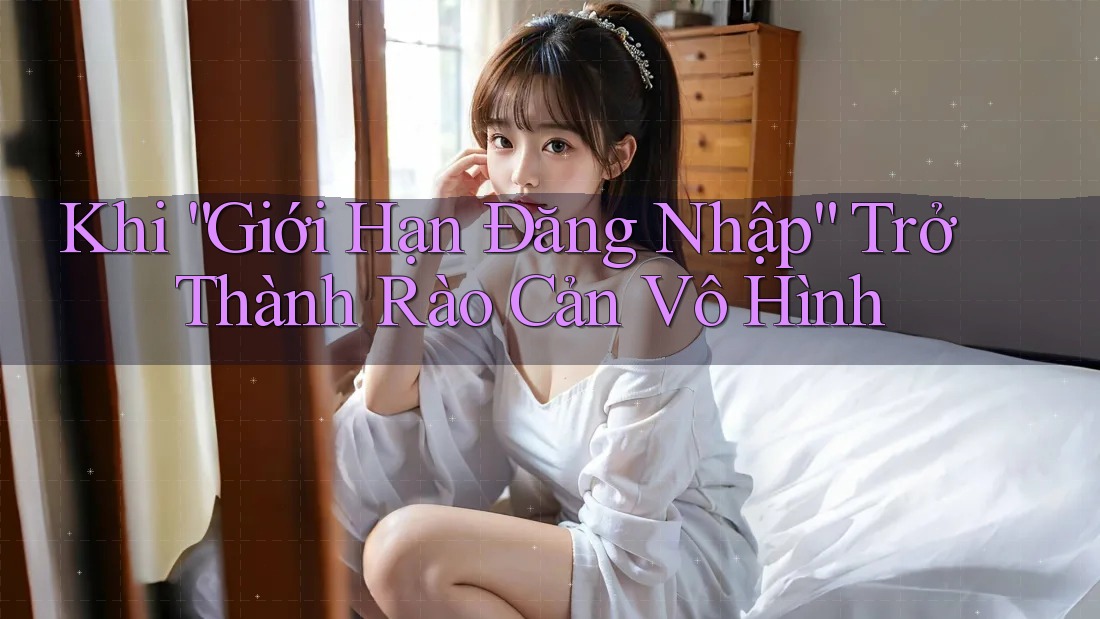 Khi “Giới Hạn Đăng Nhập” Trở Thành Rào Cản Vô Hình
