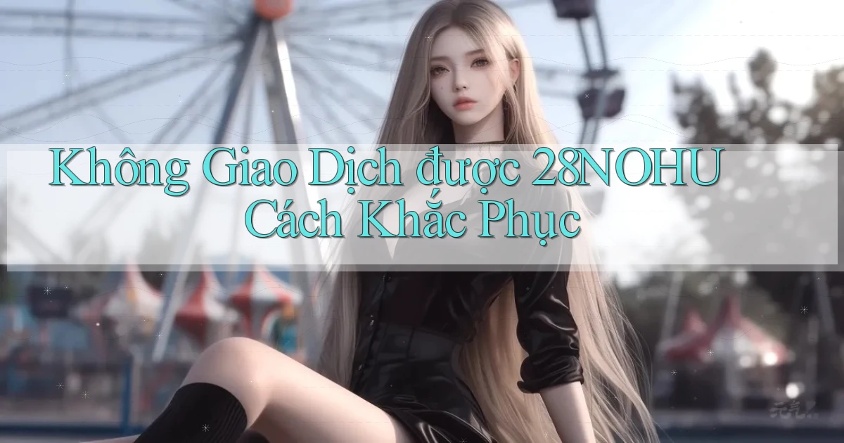không giao dịch được 28nohu cách khắc phục