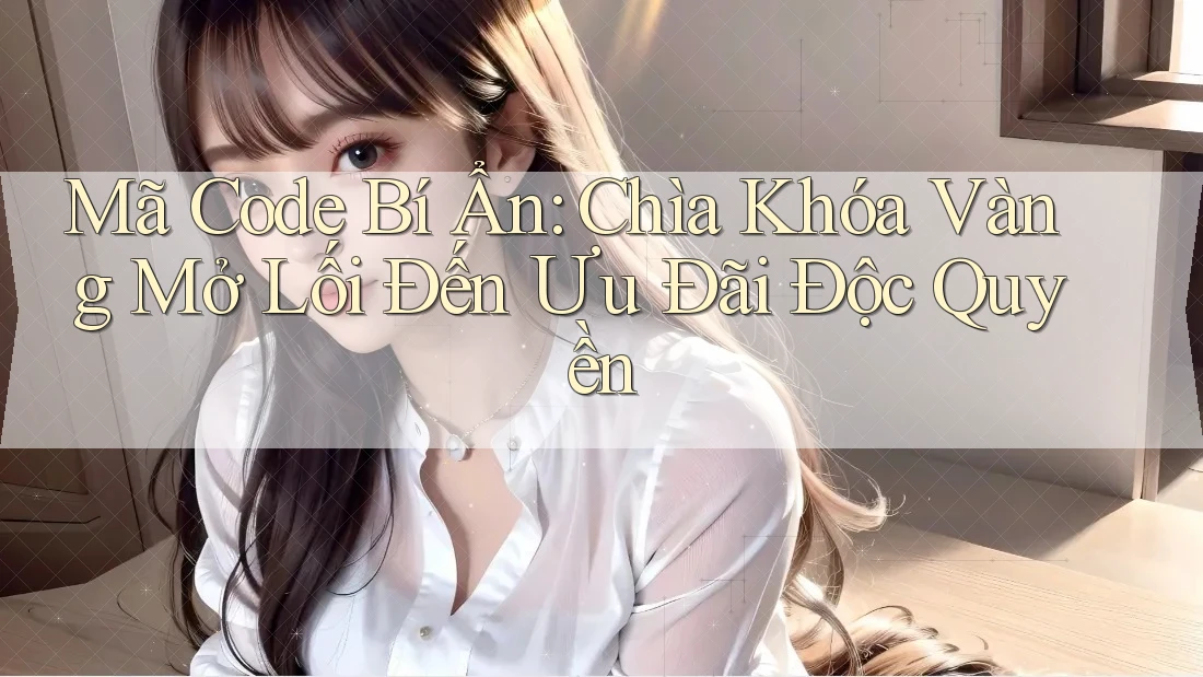 Mã Code Bí Ẩn: Chìa Khóa Vàng Mở Lối Đến Ưu Đãi Độc Quyền
