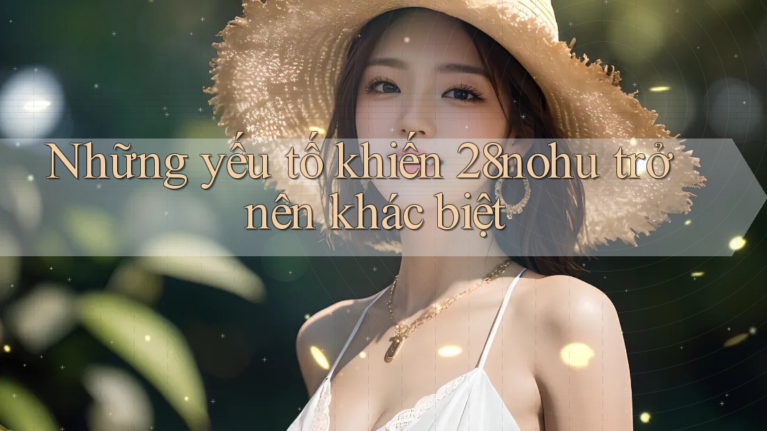 Những yếu tố khiến 28nohu trở nên khác biệt