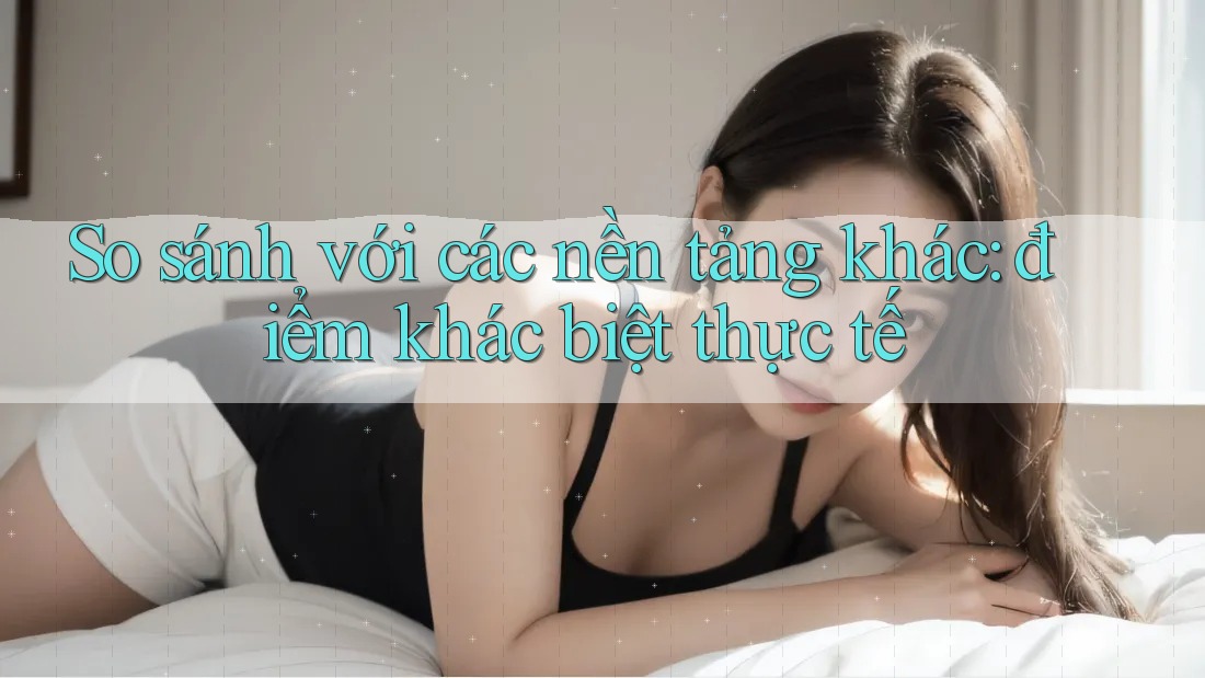 So sánh với các nền tảng khác: điểm khác biệt thực tế