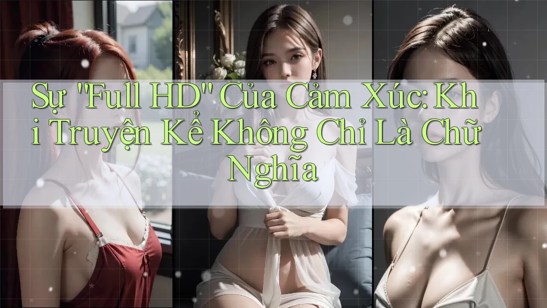 Sự “Full HD” Của Cảm Xúc: Khi Truyện Kể Không Chỉ Là Chữ Nghĩa