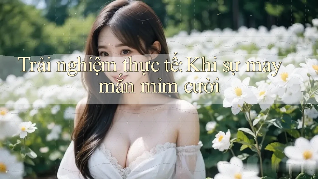 Trải nghiệm thực tế: Khi sự may mắn mỉm cười